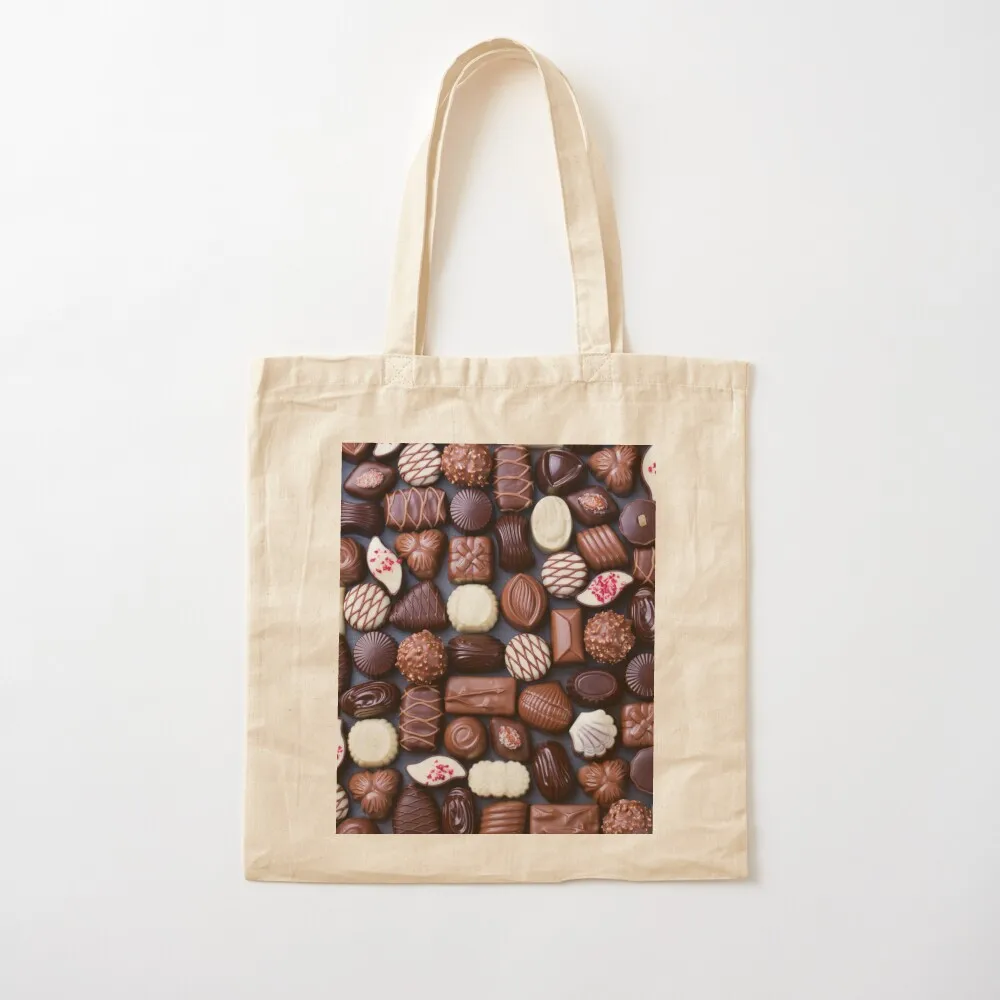 Chocolate Tote Bag reusable shopping bags shopping trolley bag