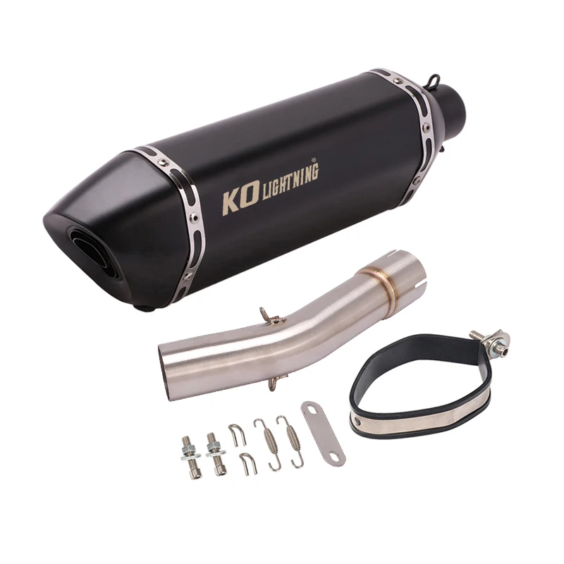 

For BMW R1200GS /ADV 2004-2009 Motorcycle Exhaust System Middle Pipe Slip 51mm Muffler With DB Killer Silencer Pipe Stainless