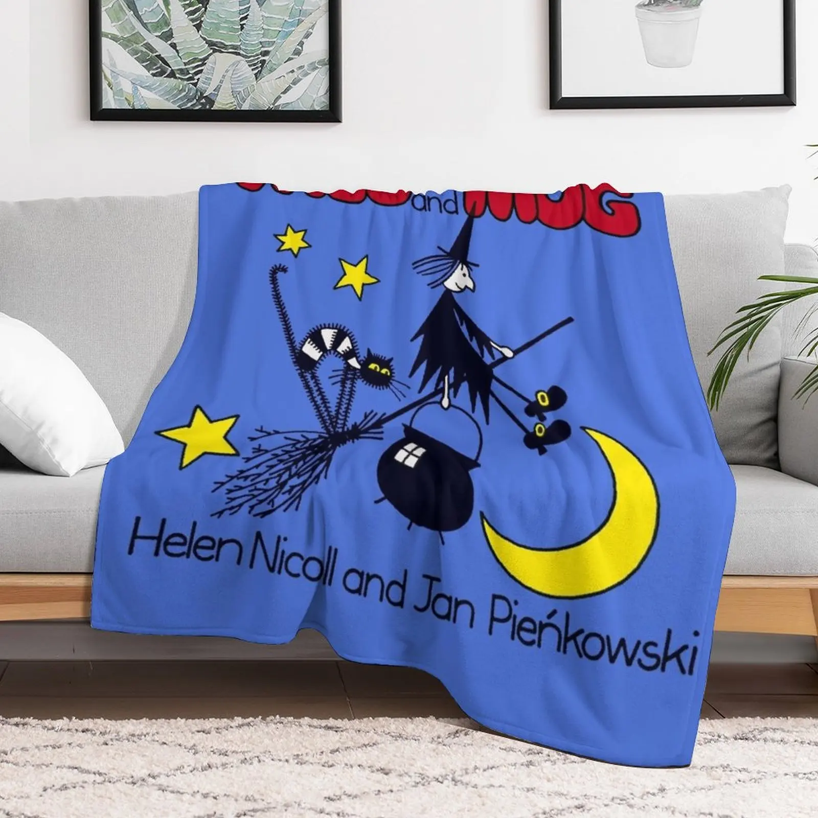 RIP Illustrator Jan Pienkowski And Thanks For Your Inspiration Throw Blanket Cozy Light Blanket for Travel Camping Picnic