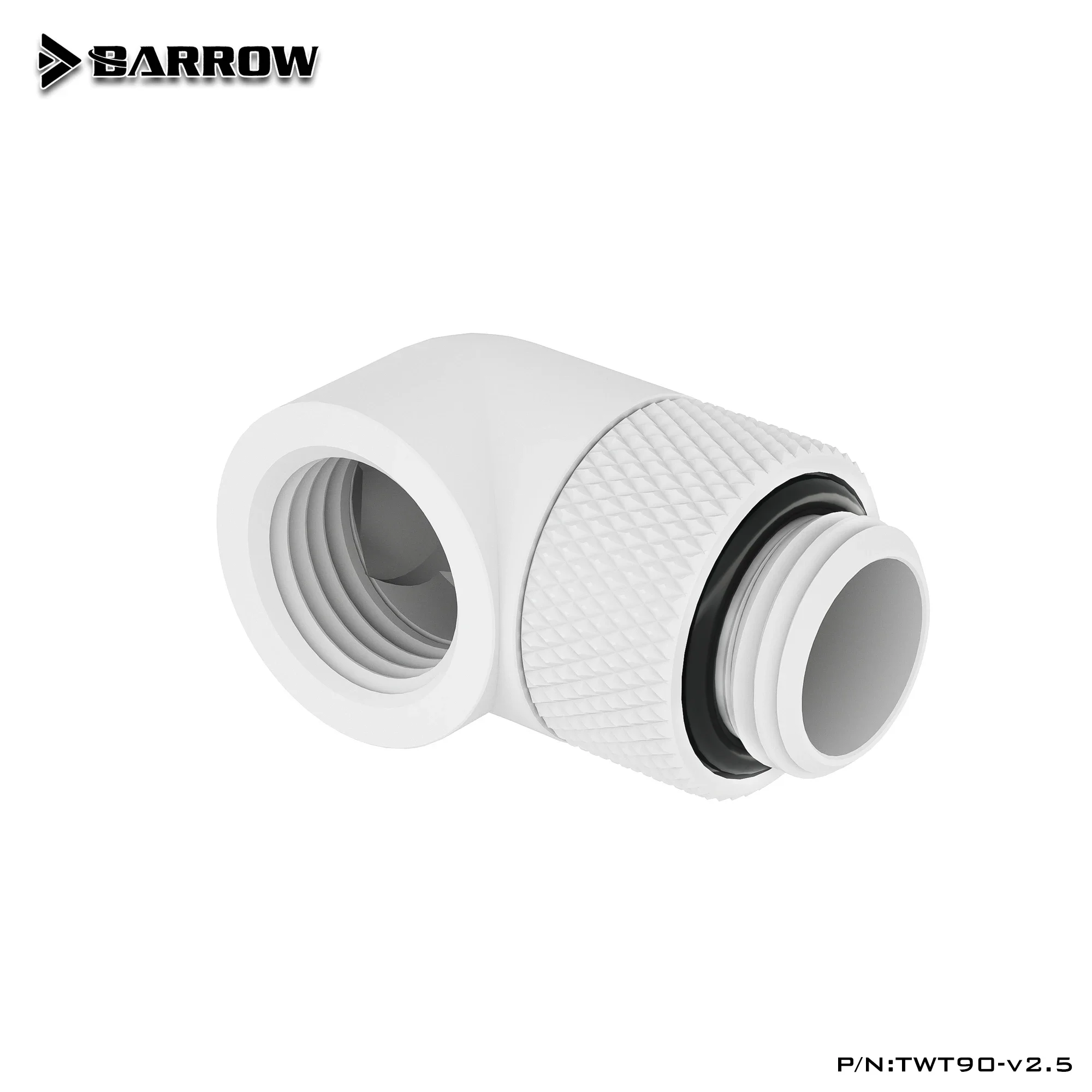 Barrow PC Water Cooling Rotary Fittings 90 Degree Sliding Tube Connector Cooler Heatsink Gadget Adapter TWT90-v2.5