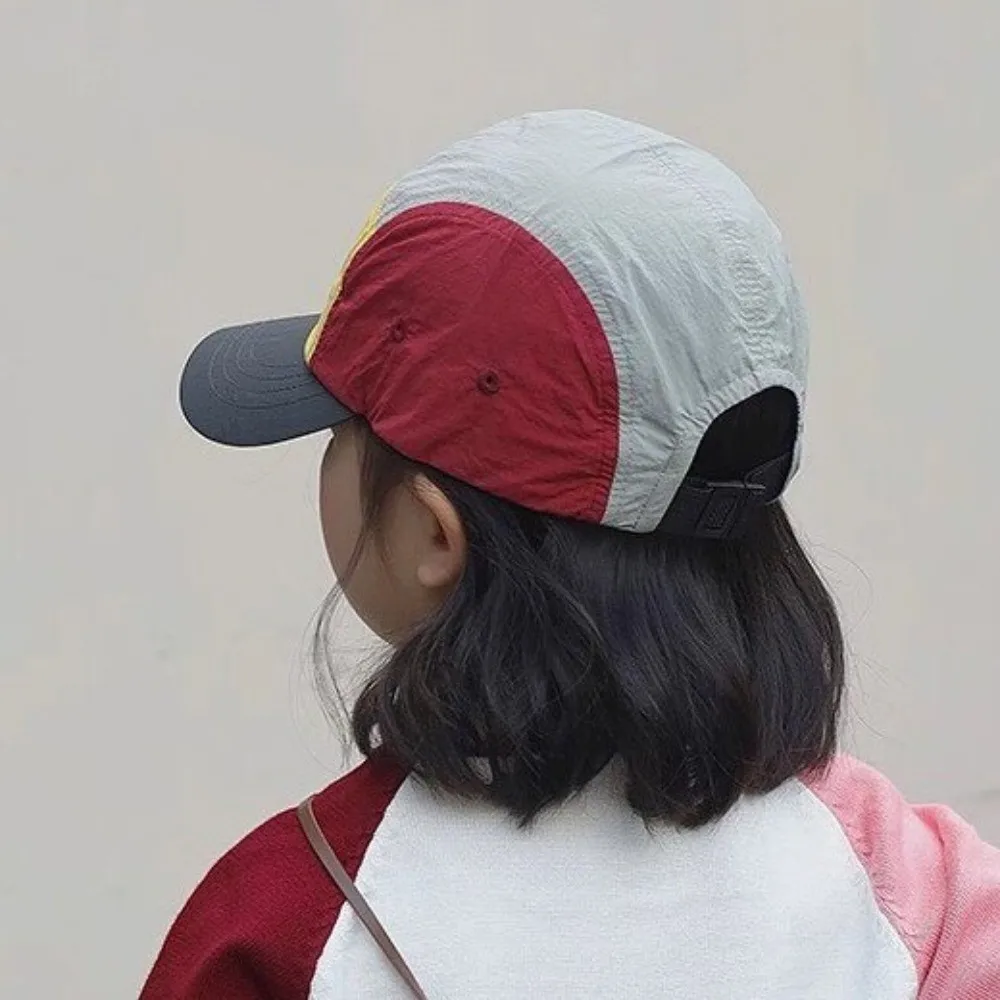 1/2PCS Kids Wide Brim Hat Summer Sunscreen Lightweight Hiking Baseball Cap Quick Drying UV Protection Colorblock Travel Visor