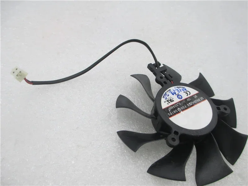 DC 브러시리스 선풍기 그래픽 비디오 카드 선풍기, FD8015H12S, FD8015U12S, XFX HD6850, 6870, 6790, 6770, 4860, HD6850, HD4860, 12V, 0.5A, 75mm