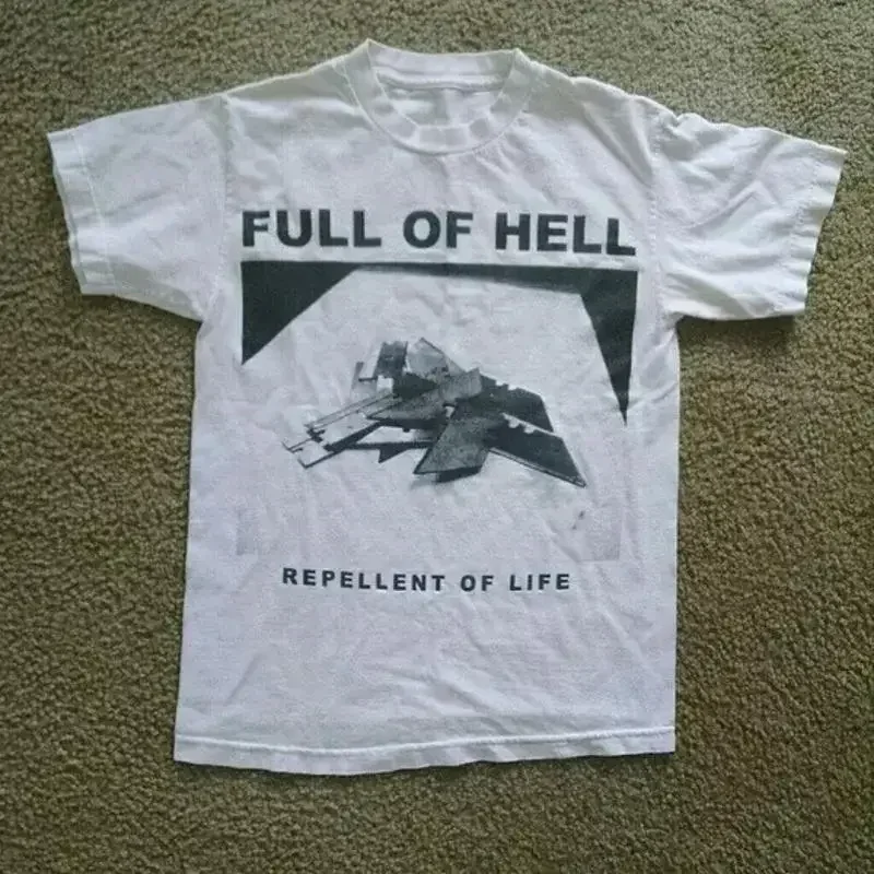 Full Of Hell Grindcore Band Tee Reprinted Brand New T Shirt