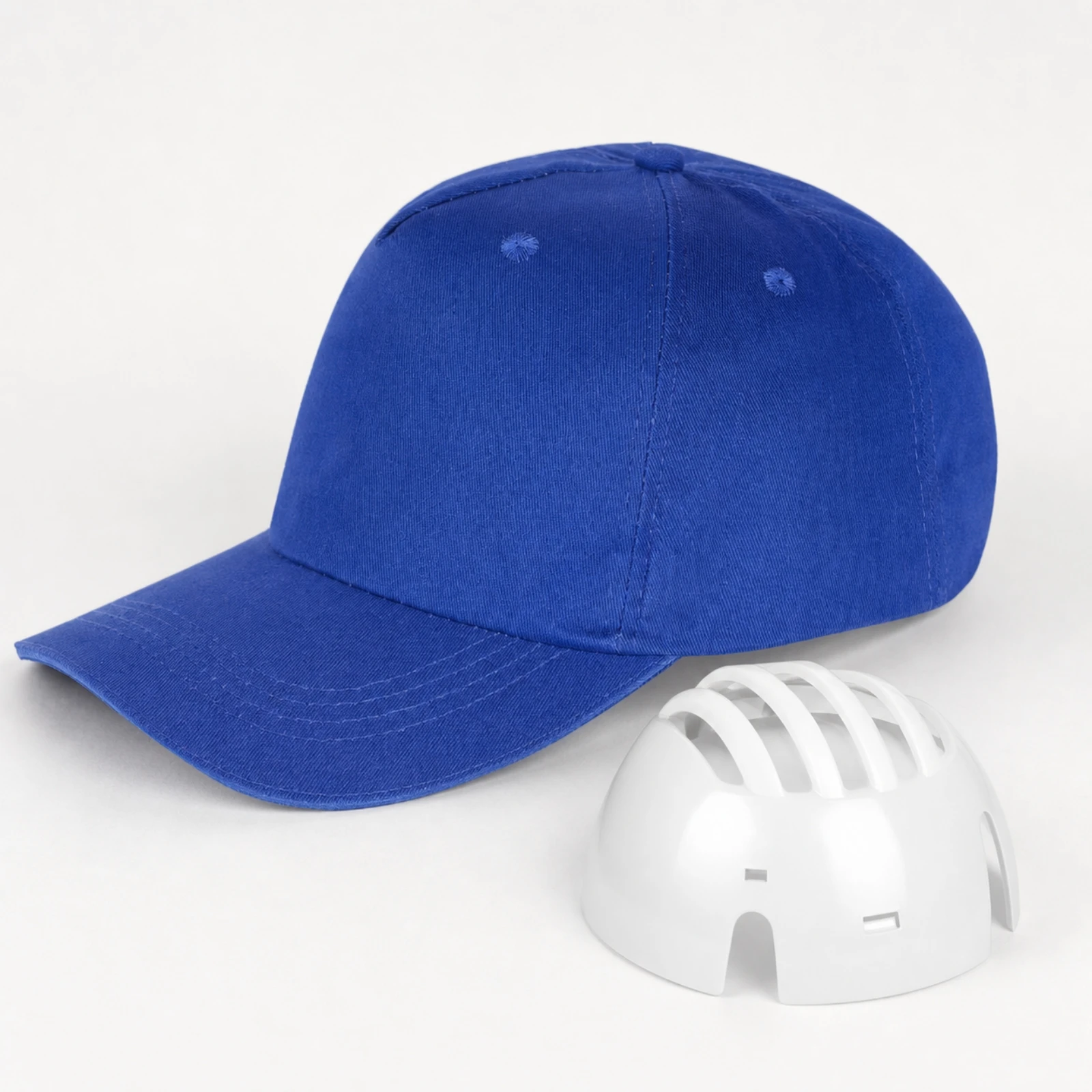 Baseball Cap with Short Brim Structured Cap with Pre-Curved Visor Hat Plain Blank for Adults, Casual Wear, Workwear