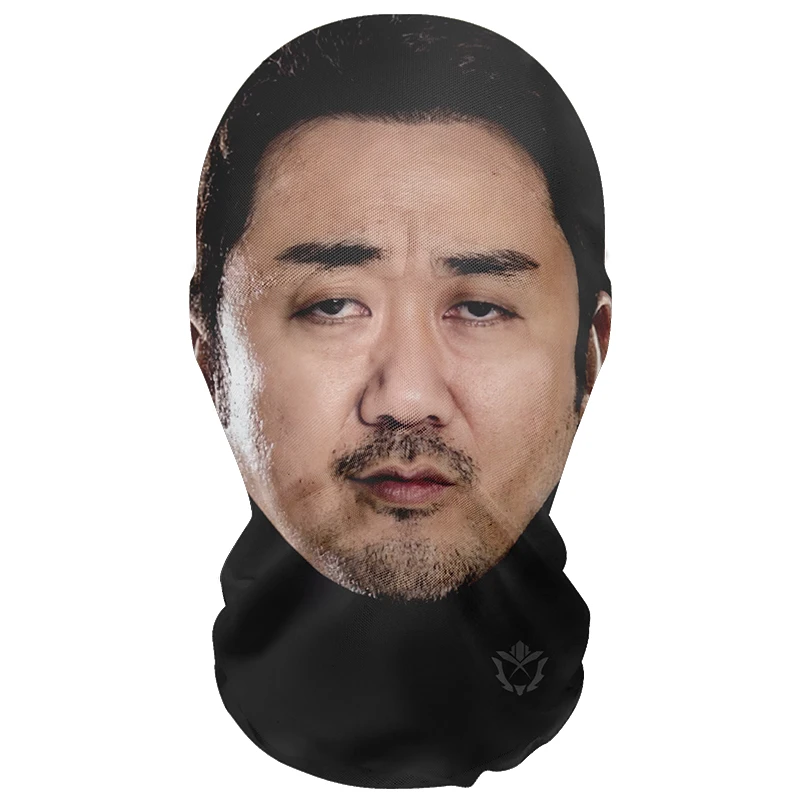 3D Print Elastic Mesh Face Mask Celebrity Cosplay Carnival Party Props Realistic Full-Face Headgear Breathable Unisex Balaclava
