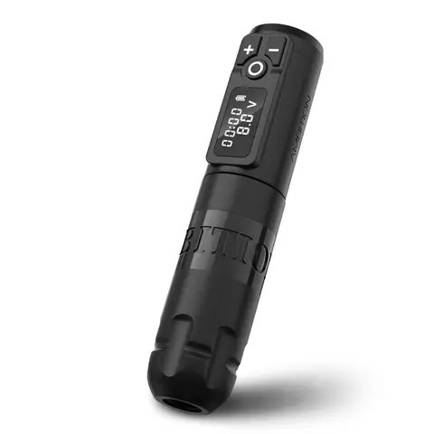 महत्वाकांक्षी सैनिक वायरलेस टैटू मशीन रोटेटी बैटरी पेन 2400mAh एलईडी डिजिटल डिस्प्ले बॉडी आर्ट के लिए पोर्टेबल पावर पैक के साथ top 10 best sales टैटू मशीन - №3