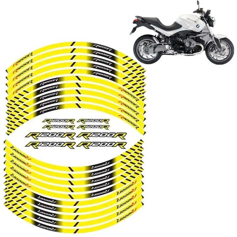 FOR BMW R1200R Motorcycle Parts Contour Wheel Decoration Decal Sticker - 4