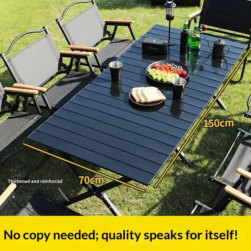 FOR OUTDOOR EGG ROLL CARBON STEEL FOLDING TABLE AND CHAIR SET WITH KERMIT CHAIR CAMPING AND OUTDOOR FURNITURE WHOLESALE