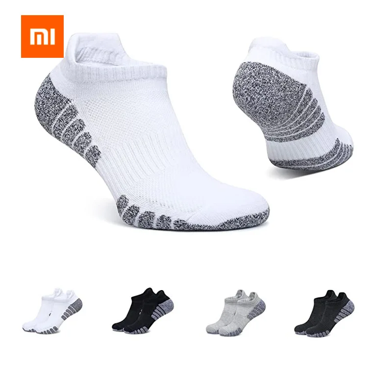 Xiaomi Men Socks Thickened Towel Bottom Running Socks Non-slip Cotton Socks Sweat-absorbing Breathable Women Sports Socks 35-47