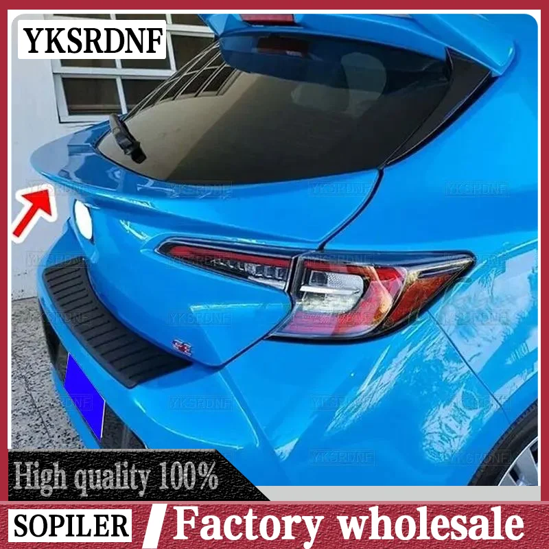 Car Rear Spoiler Wing Lip Extension For Toyota Corolla 5 Door Hatchback 2019-2022 Rear Trunk Tailgate Mid Spoiler Wing Lip