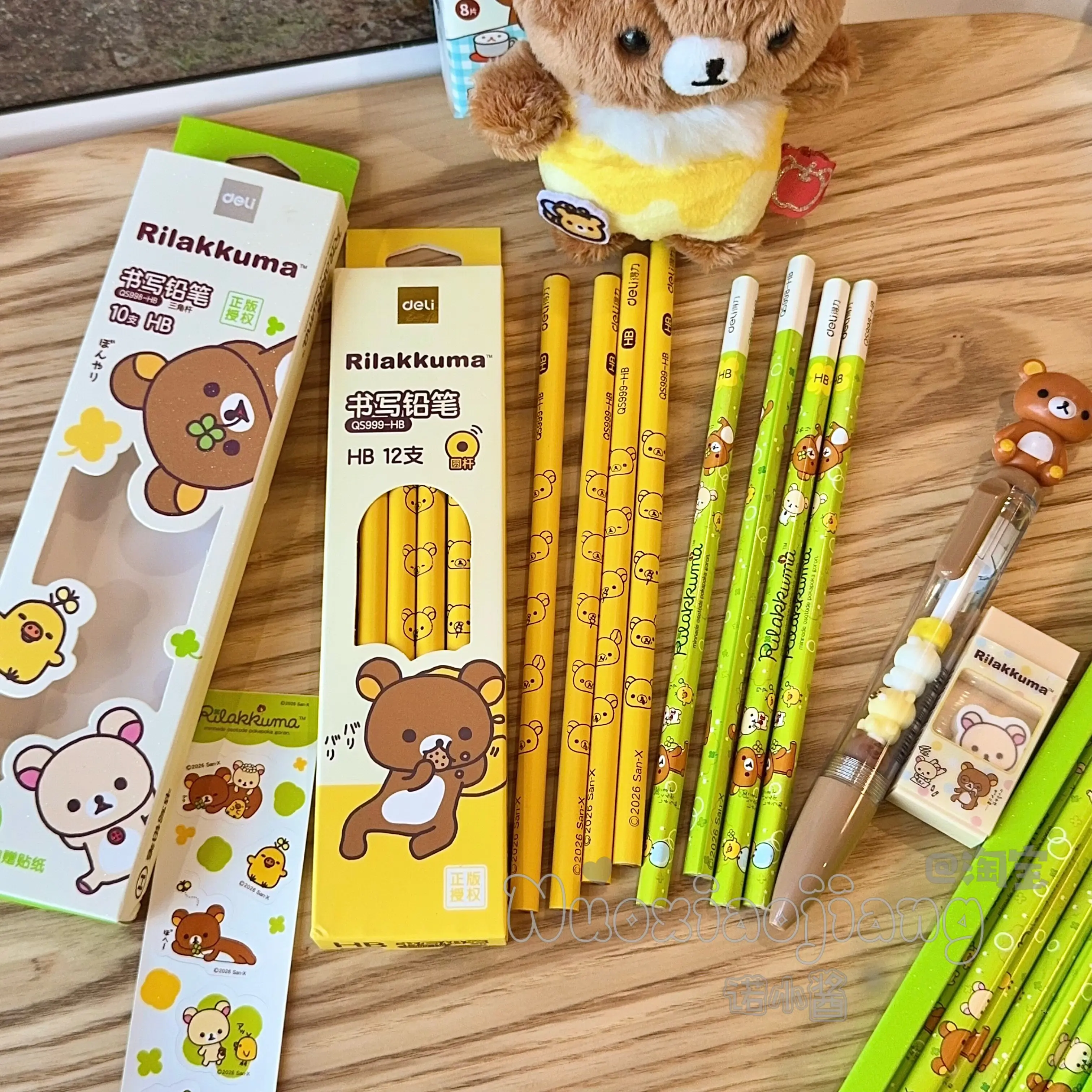 Woodworking Tv - 10-12 stuks Rilakkuma Cartoon Hb Potloden