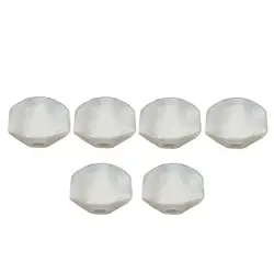 6 Pieces Plastic Pegs Frets Buttons Caps Knobs Acoustic Guitar