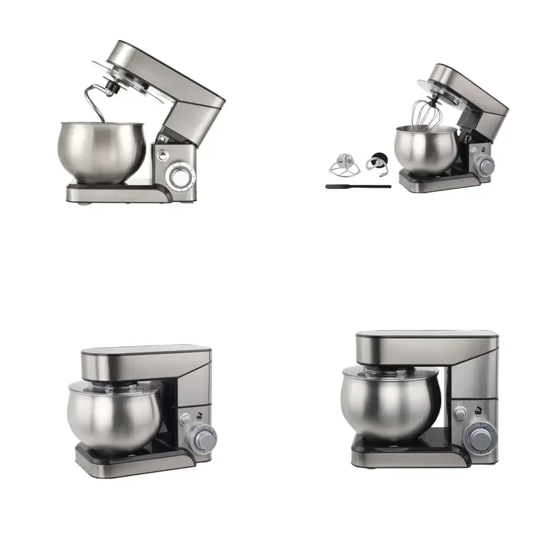 for 5L Electric Automatic Planetary Vertical Mixer with Stainless Steel Mixing Bowl Tilting Head Suitable Baking Kitchens