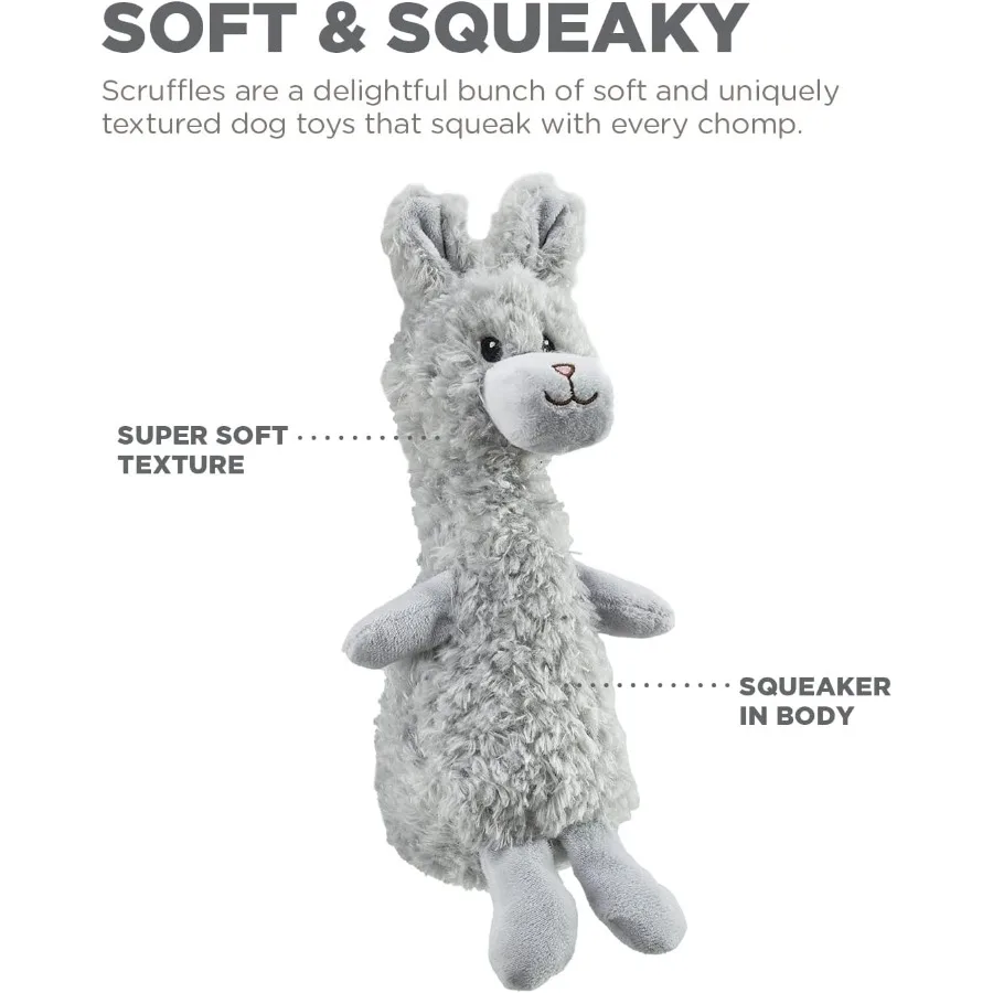 لعبة Scruffles By Plush Squeaky Dog صغيرة