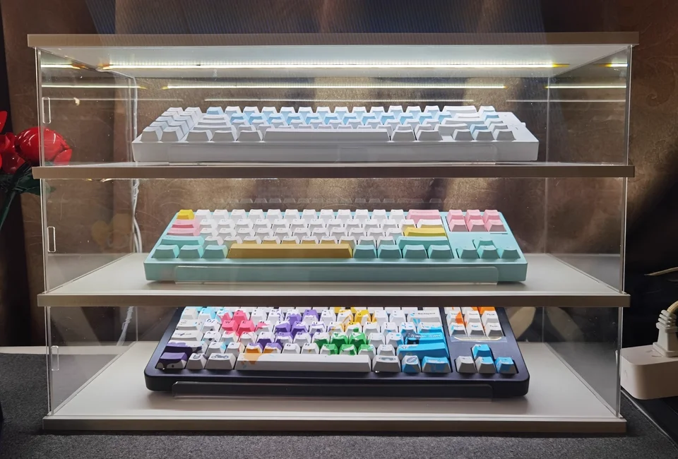 

NEW Keyboard Display Rack Custom Multi Layer Collection Cabinet Desktop Storage Rack AcrylicStorage Box Collection stand Storage