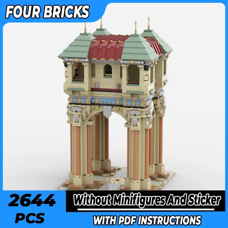 

Moc Building Bricks City Street View Model Classic Tower Technology Modular Blocks Gifts Toys For Children DIY Sets Assembly