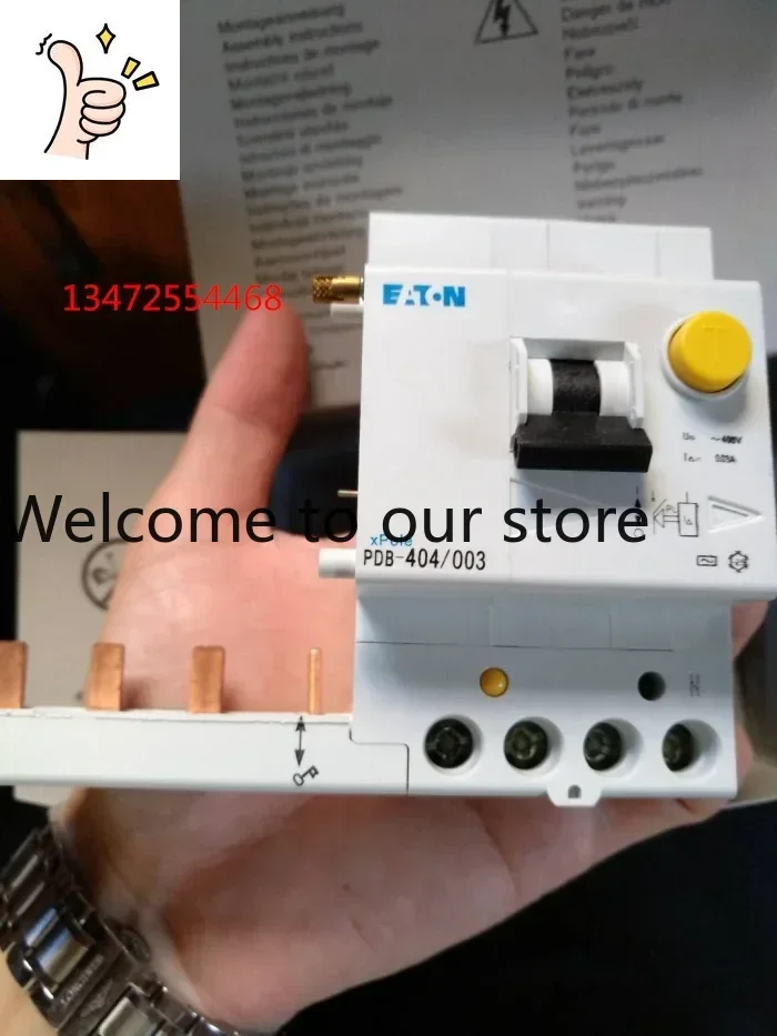 

Новый автоматический выключатель Eaton Admiralty Mueller для защиты от утечек тока MOELLER EATON PDB-404/003 (модель 2025.5)