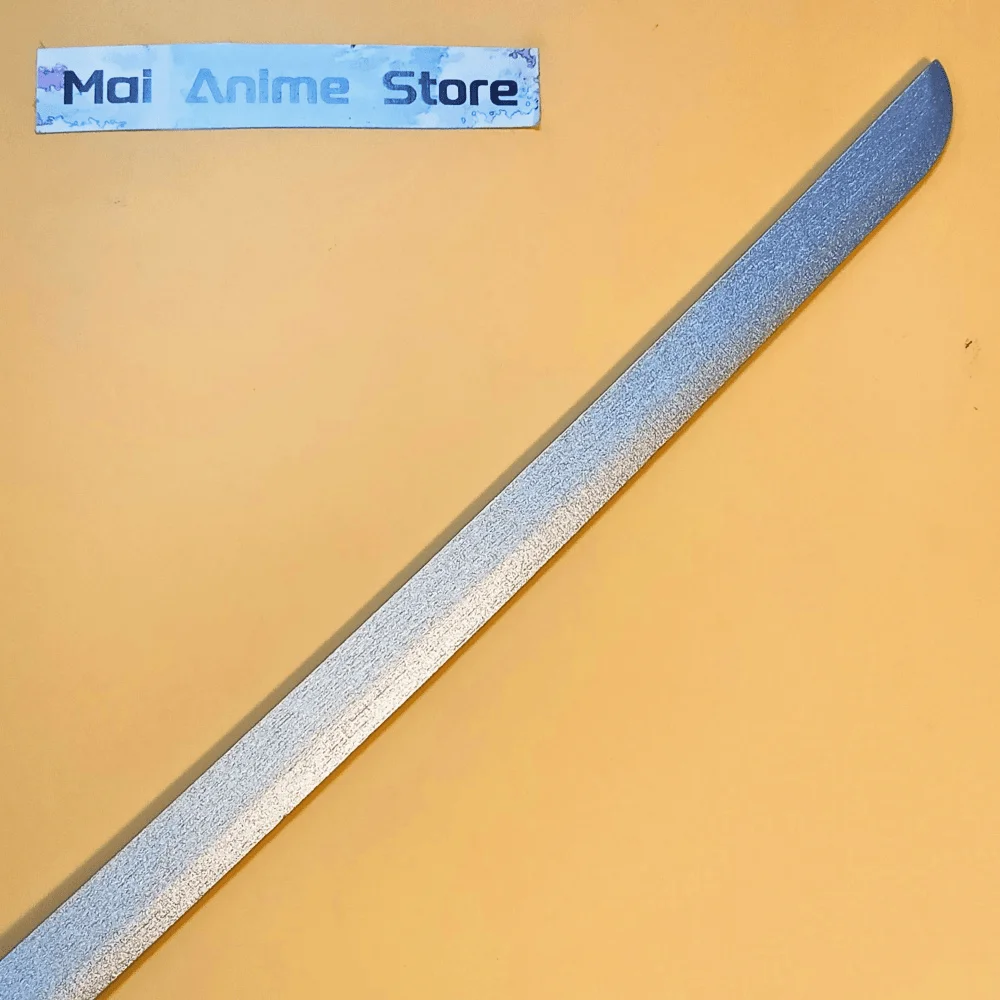 40in روكيا الأبيض كاتانا الأصلي الساموراي صابر حجم اليابانية كاتانا النينجا بليتش أنيمي السيف تأثيري الدعامة شفرة سكين لعبة هدية #6