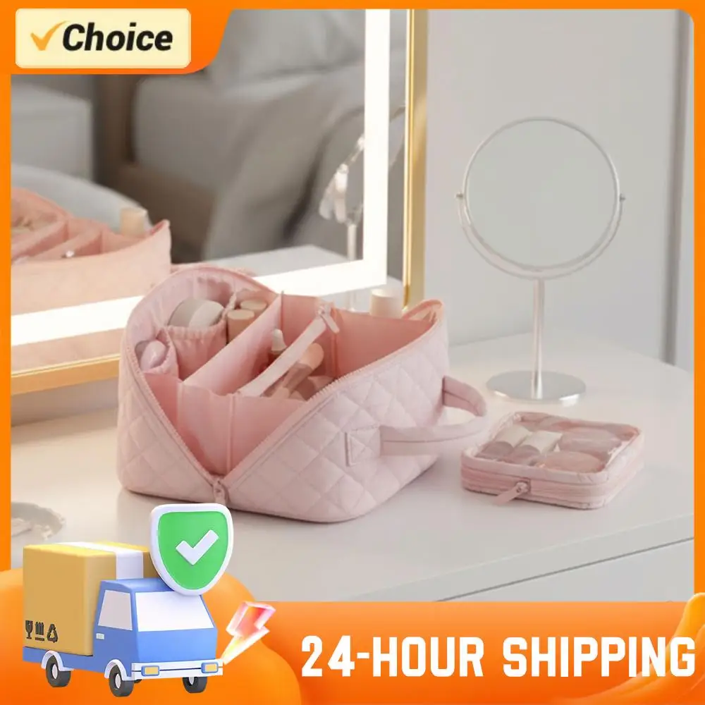 

Портативная сумка для хранения косметики большой емкости, сумка для хранения туалетных принадлежностей, косметичка, дорожные косметички, водонепроницаемая сумка-органайзер