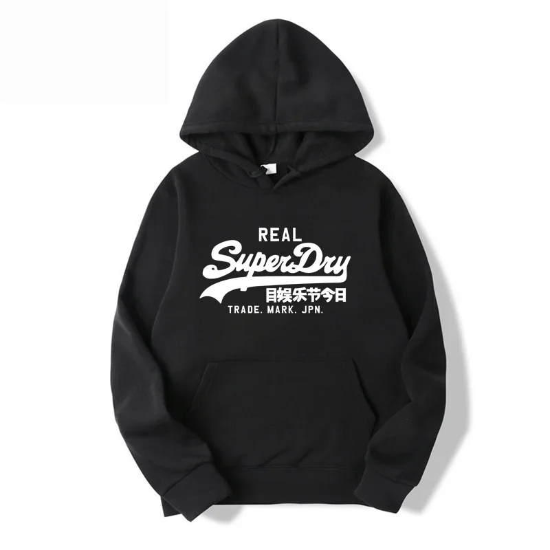 Fashion Trend Brand Cartoon Graphic Superdry Letter Print Couple Hoody Pullover Hoodie Sweatshirts Hip Hop Harajuku Streetwear