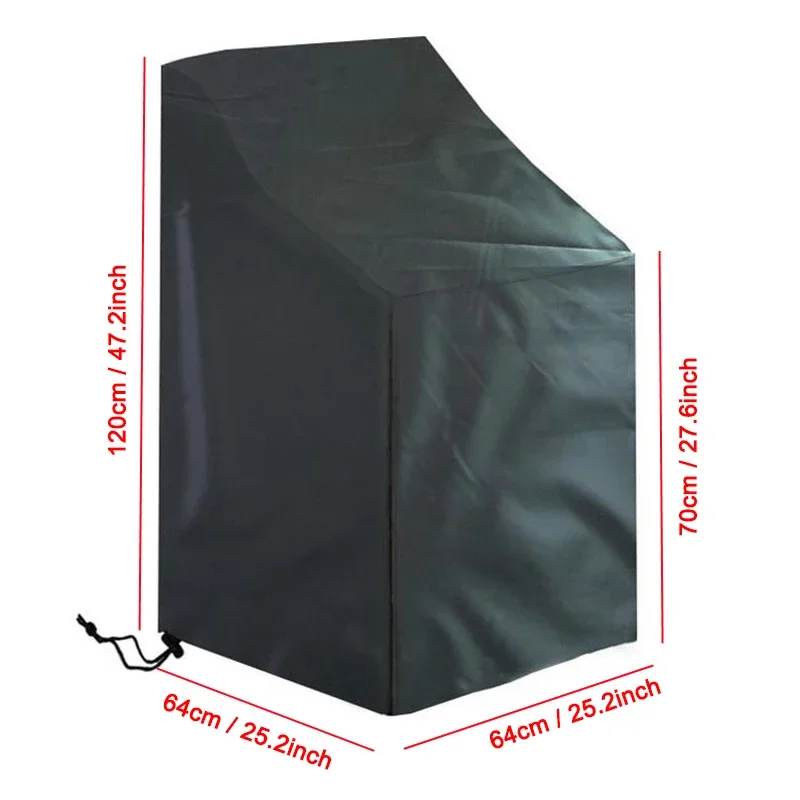 1PC Stacked Chair Dust Cover Storage Bag Outdoor Garden Furniture Protector High Quality Waterproof Dustproof Chair Organizer