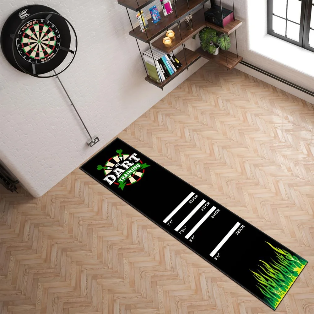 VIKAMA Professional Dart Training Mat Wear-Resistant Easy Clean Throw Line Rug Bar Game Room Home Decoration view 3