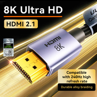 Llano 8K HDMI 2.1 Cable 8K/60Hz 4K/240Hz 2K/240Hz Ultra HD High Speed 48Gbps for Laptop Monitor PC PS4 Project Switch Audio