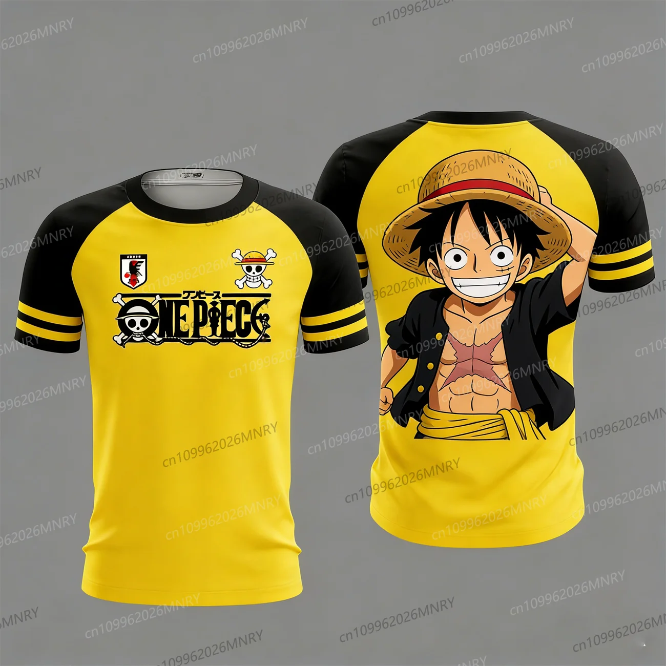 

Детские топы и футболки с изображением Луффи из аниме One Piece Gear5, мужская футбольная майка, летняя футболка, мужские спортивные пуловеры, женская одежда, одежда для девочек