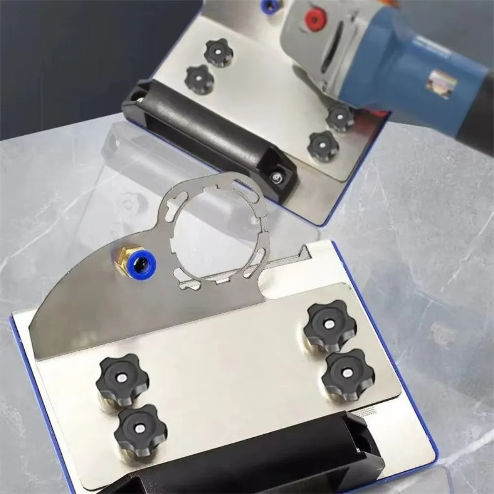 Durable Portable Angle Grinder Stand Stainless Steel Adjustable Tile Chamfering Tool Edge Trimming Accessory Woodworking