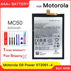 100% genuine 6000mAh Brand New Battery MC50 for MOTOROLA MOTO G9 POWER G60 G40 FUSION Cell Phone Replacement Batteries Batteria