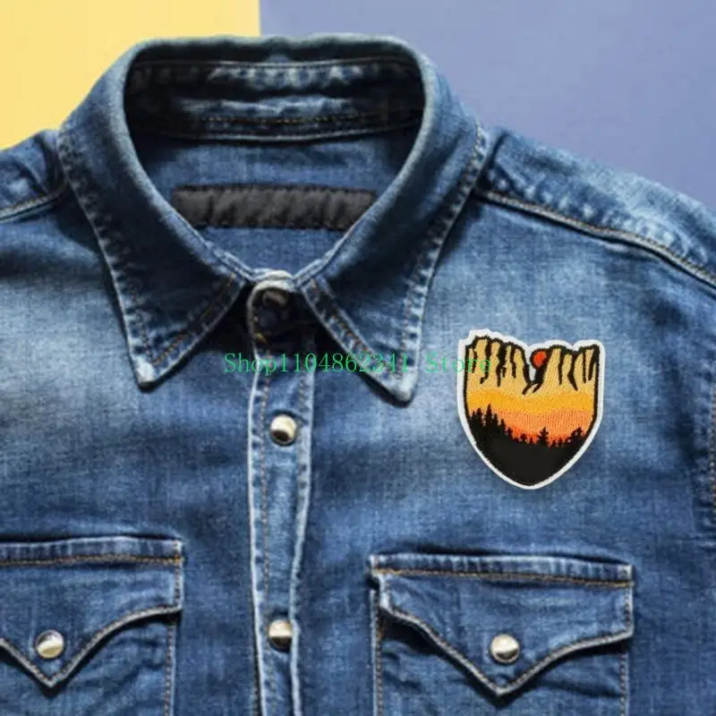 5ASD 9PACK Creative Pattern Стильные аппликации модные вышивки заката