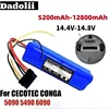 14.8V 12800mAh 100% 新しい CECOTEC CONGA 5090 6090 5490 モップロボットバッテリーパック Netease インテリジェント製造 NIT モデル 1