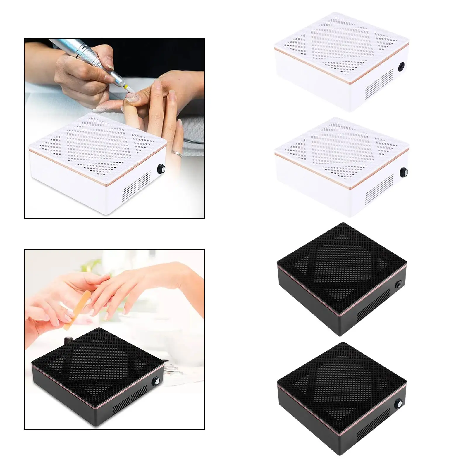 60W Nail Dust Collector Nail Salon Use Dust Extractor Dust Suction Machine for Nail Polishing