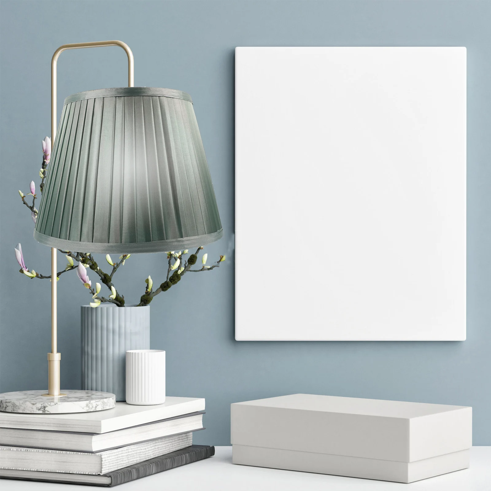 

Large Fabric Lampshade for Table Lamp Bedroom Living Room Study Hotel Decorative Light Cover Easy Install Lightweight Design