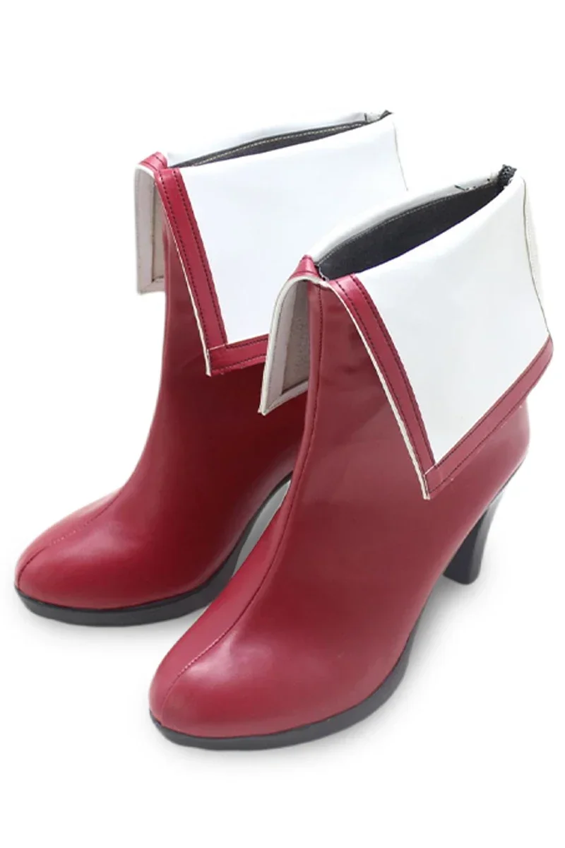 Anime Beyond the Boundary Kuriyama Mirai Scarpe Cosplay Scarpe PU Stivali di Carnevale di Halloween Cosplay Prop Realizzato su misura