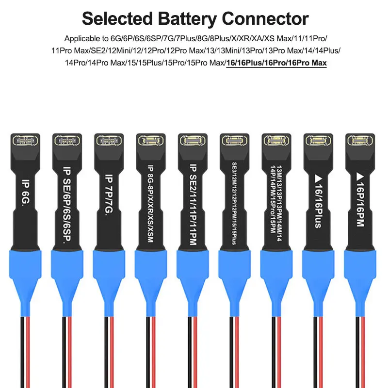 SUNSHINE SS-905K IP6G-16PM Serie Silikon-Stromkabel, flexibel, FPC, weicher Flex, batterielos, schnelles Einschalten, Reparaturwerkzeuge – Detail 6