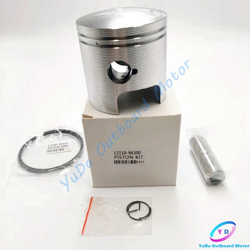 12110-96300 12110-96353Piston Set STD 71MM For Suzuki Outboard Motor 2T DT20 DT25 DT30 30HP 12140-96301 12140-96310