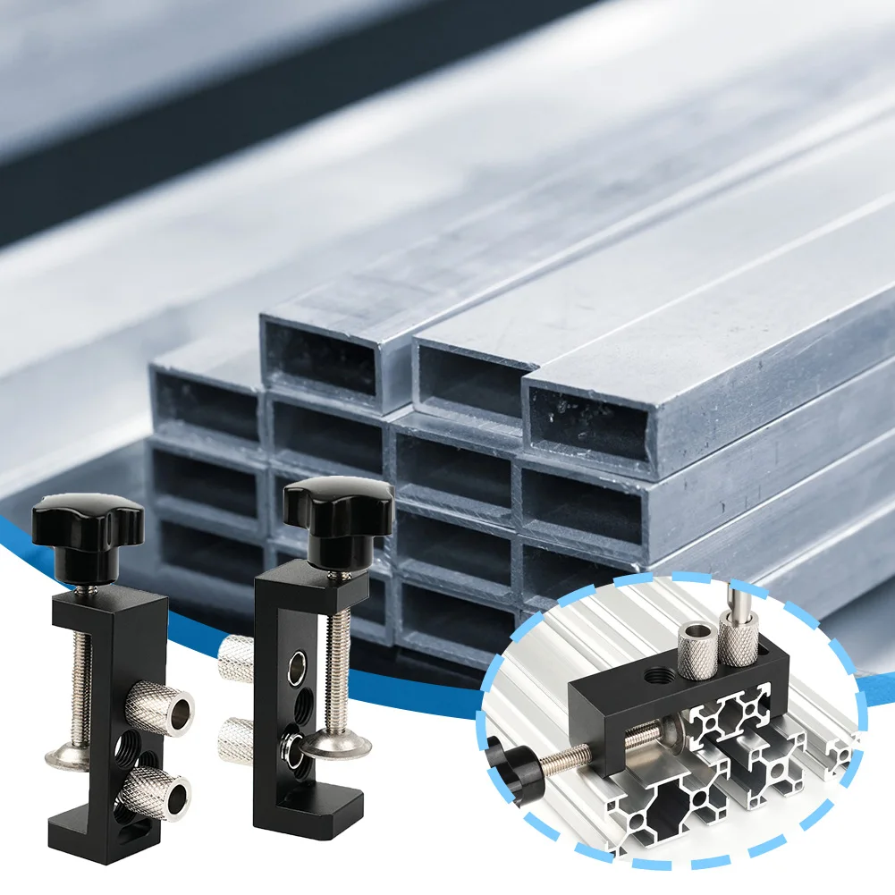 

Вспомогательный инструмент для пробивания алюминиевого профиля «сделай сам», инструмент для позиционирования сверления, инструмент для точного пробивания отверстий, зенковка, инструмент