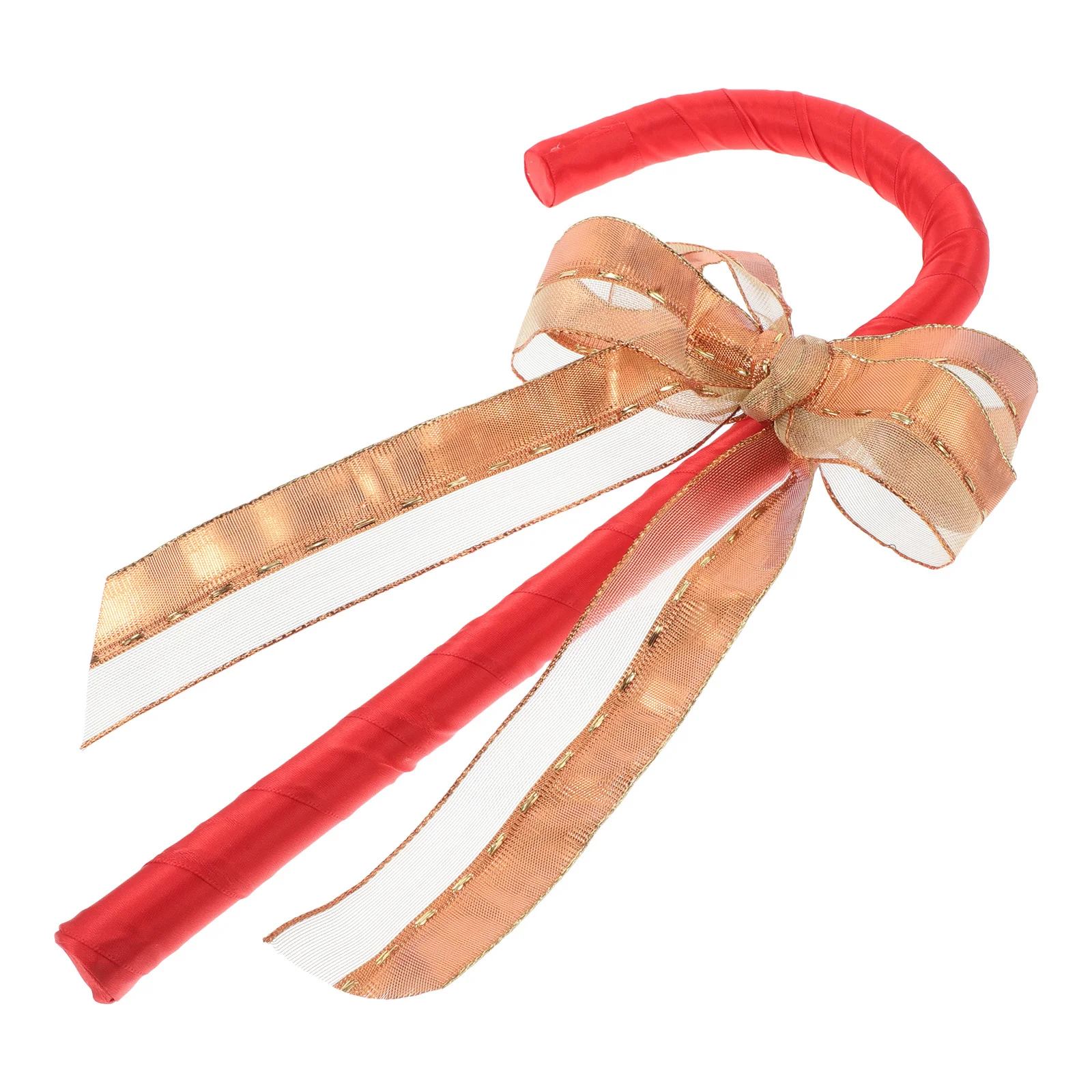 

Carnival Cosplay Cane Prop Elegant Bow Design for Holiday Dress Up Party Supplies Dance Performance Stage Shows