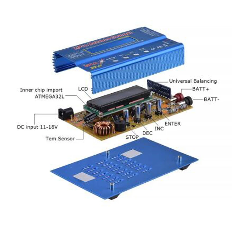 IMAX B6 B6AC 80W Battery Charger Lipo NiMh Li-Ion Ni-Cd Digital RC B6 Lipro Balance Charger Discharger + 12V 5A Adapter