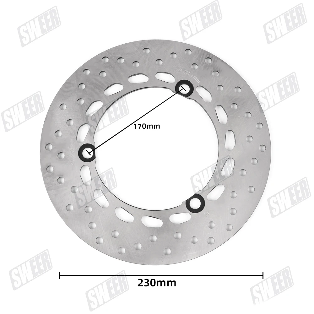 Motorcycle Front Rear Brake Discs Rotors For YAMAHA NMAX155 125 2017-2024 Motorbike Replacement Parts Front Disc Brake Pad