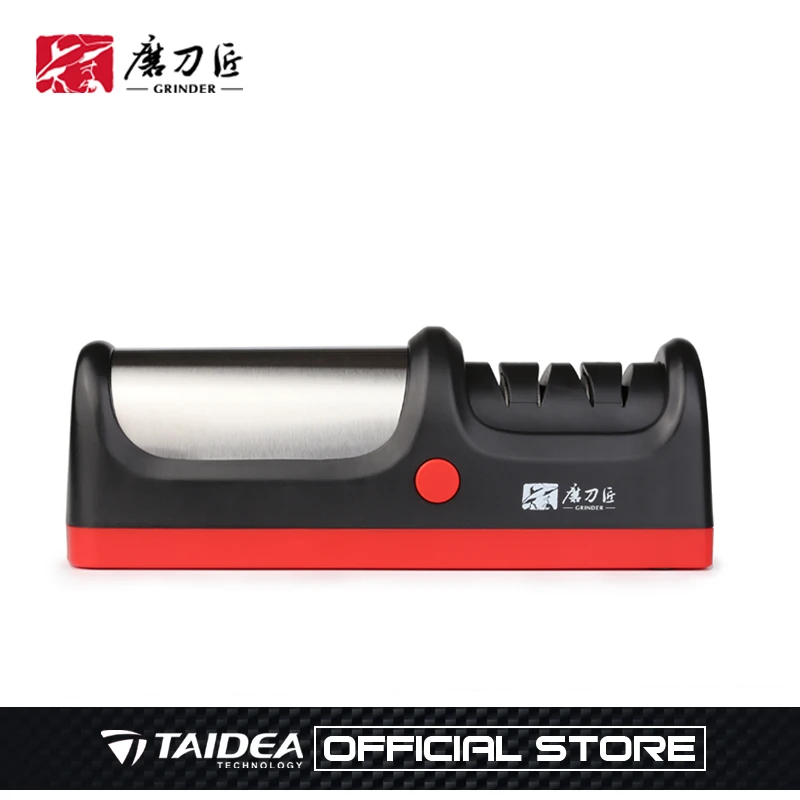 GRINDER New electric knife sharpener TG1904 4-Stages Sharpening Adjustable Angle Fsat knife sharpener Roller Diamond Ceramic