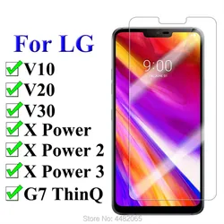 hd protective glass on the for lg v30 tempered glass x power xpower v10 v20 2 3 g7 thinq v 10 20 30 screen protector glas film