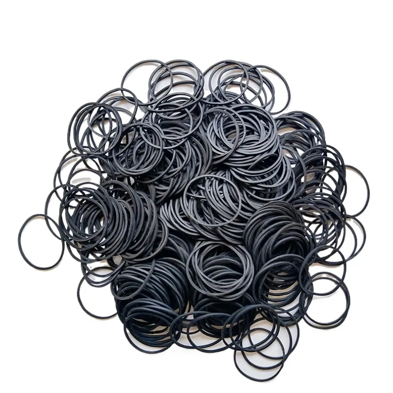 For disc hair rubber band, hair salon small rubber band invisible black hair rope perm