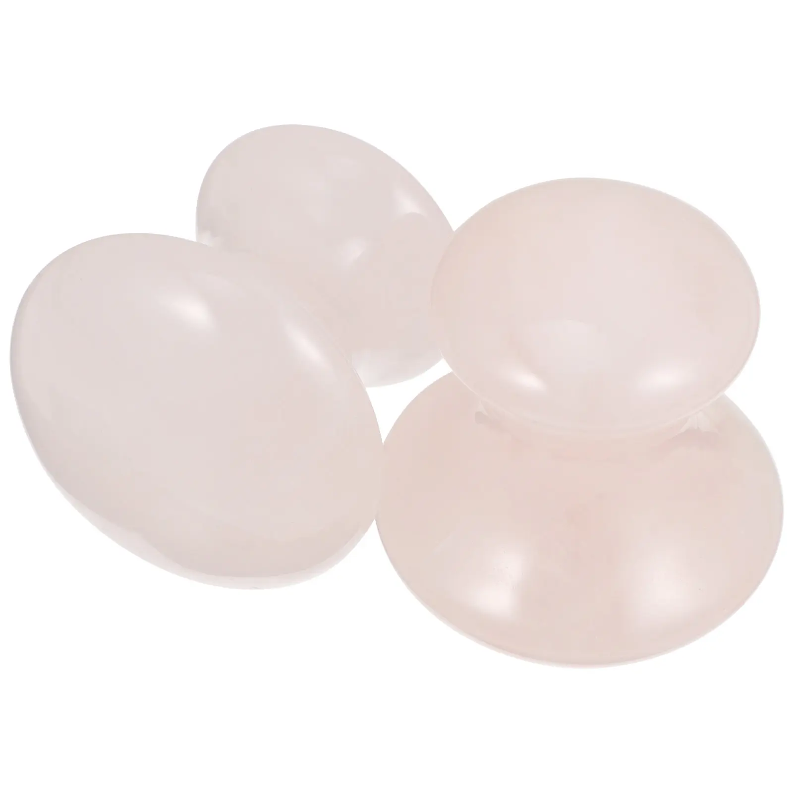 

2Pcs Powder Crystal Scraping Board Massaging Tool Pink Face Neck Shoulder Body Massage Gua Sha Spa Tool Natural Scraping Plates