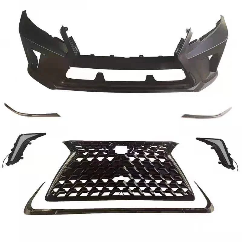 Custom High Quality Body Kit for 2018+ Prado Front Bumper Grille Upgrade Clips Lexus New Model Body Parts Customization