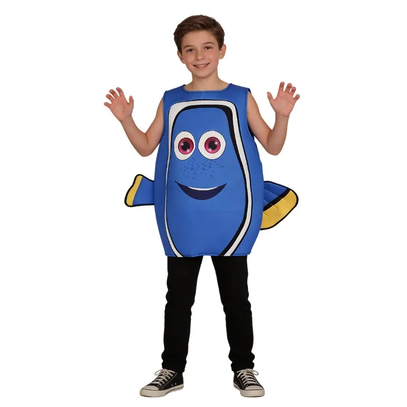 New Sea Animal Cosplay Costume Cartoon Finding Nemo Clownfish Sponge Suit Halloween Theme Party Role Playing Outfits for Unisex view 4
