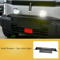 Car Front Bumper Fit For Chery icar 03 Modification Bar Anti-collision Bullpen Small Bumper With light