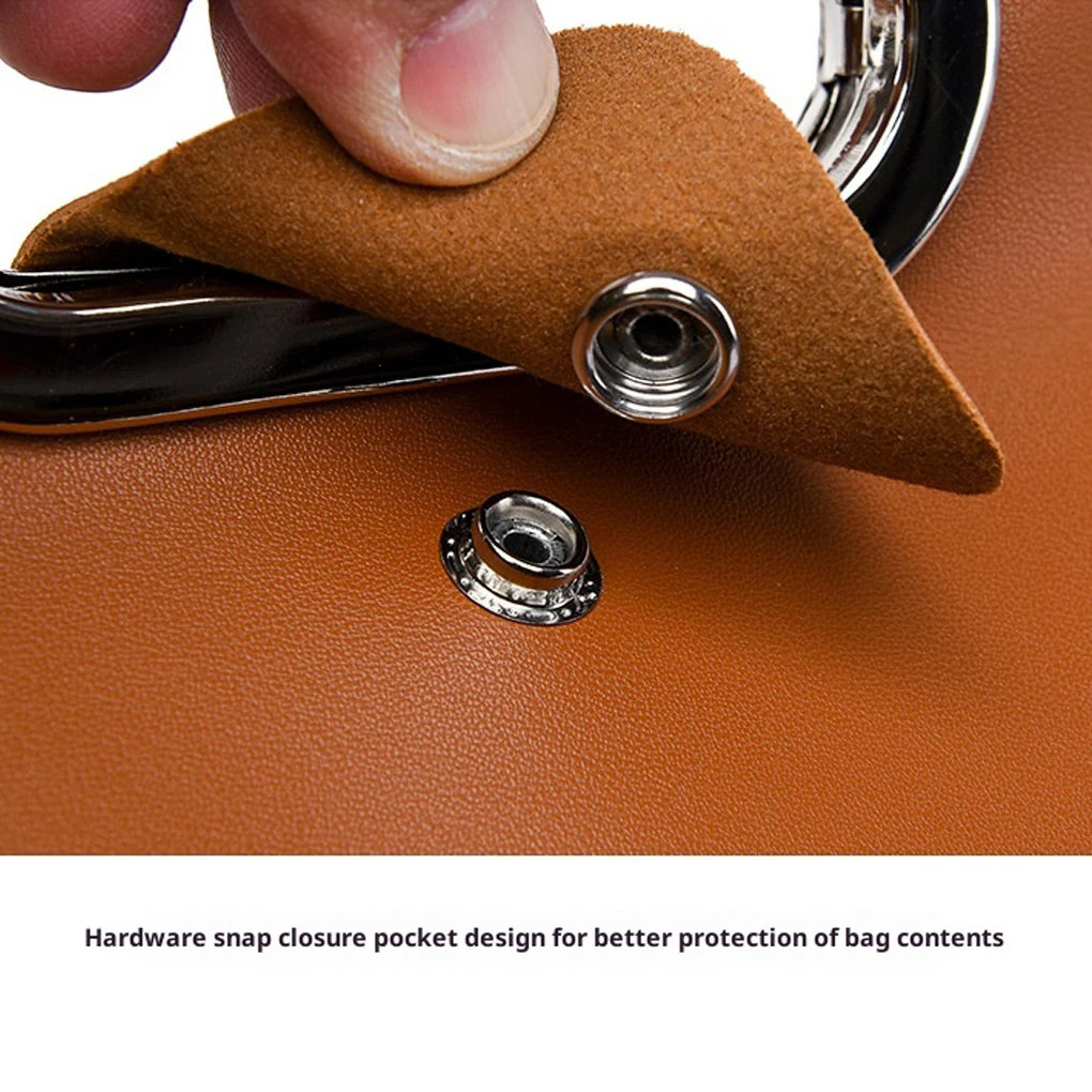 2 قطعة حقيبة جلدية مقاومة للماء كبيرة المرأة حقيبة يد كمبيوتر محمول حمل حقيبة Baginner بطانة مكتب متعدد الوظائف للنساء #5