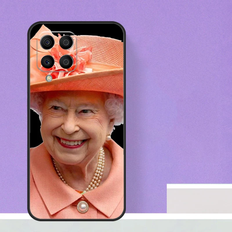 Inghilterra regina Elizabeth II per Samsung Galaxy M21 M51 M12 M32 M52 M13 M23 M33 M53 M34 M54 M30s M31s M15 M55 M20 Case